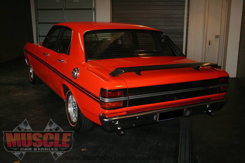 1971 Ford XY GTHO Phase III Vermillion fire Muscle Car Stables