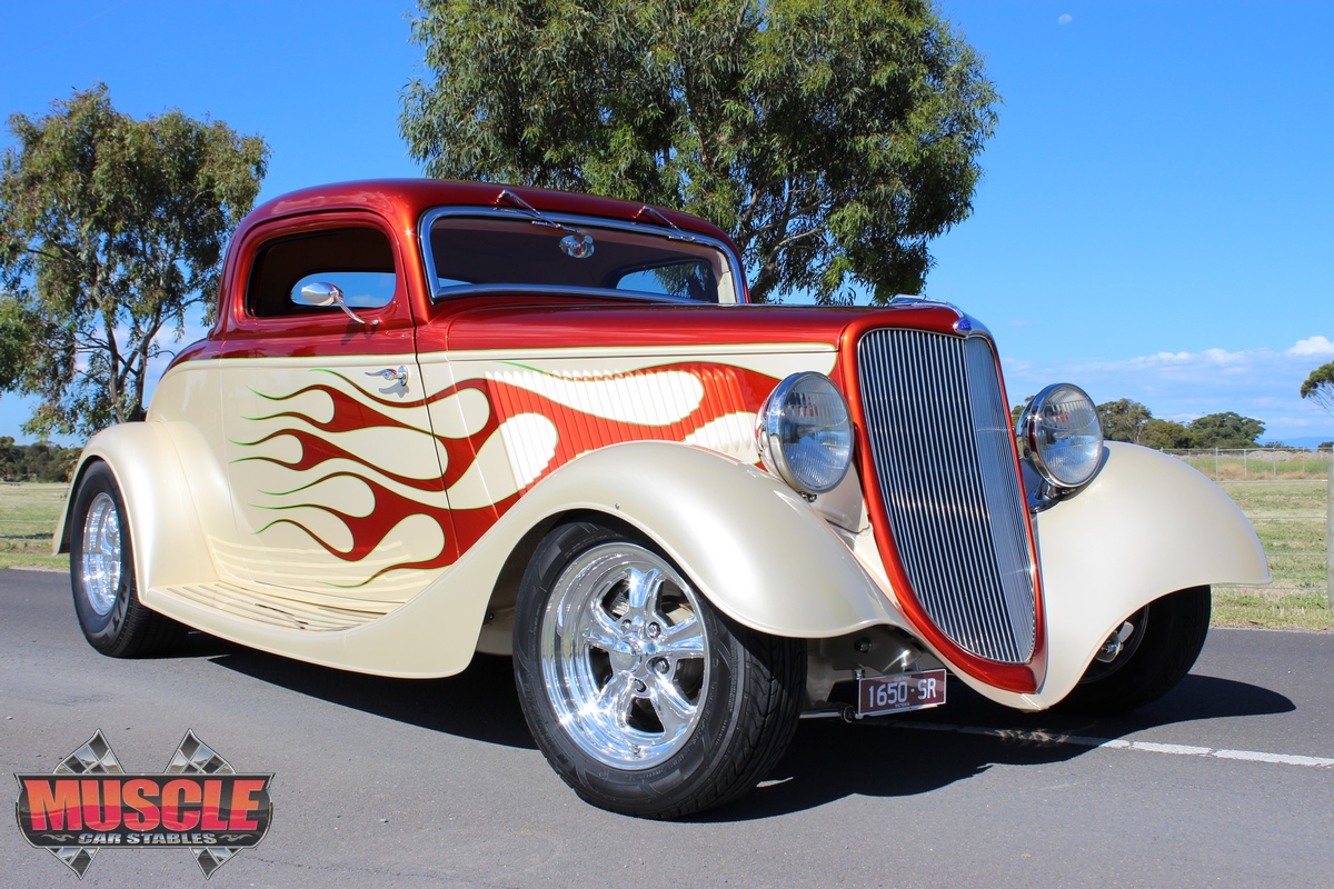 1934 Ford 3 Window Coupe Muscle Car Stables